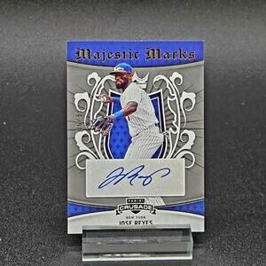 Jose Reyes Crusade Majestic Marks Gold Auto 36/99 New York Mets Star